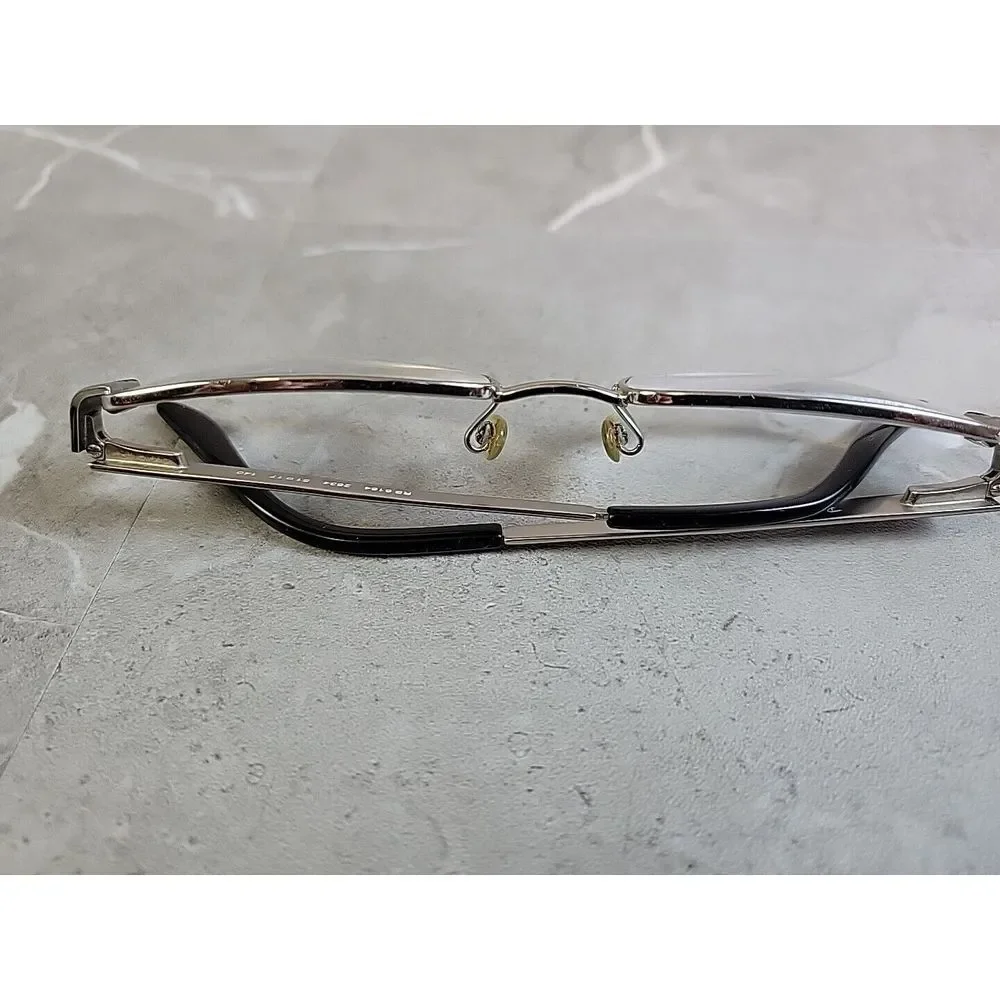 Ray Ban‎ RB6184 2634 Silver Rectangle Eyeglasses Frames Only 51-17 140